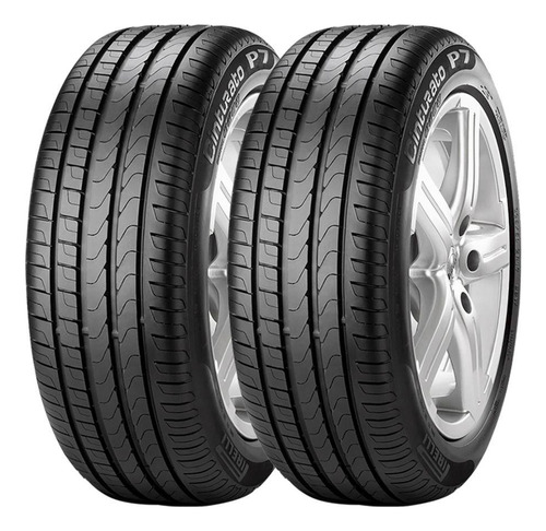 Kit 2 Pneus Pirelli Aro17 225/45r17 Cinturato P7 Runflat 91y