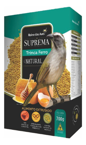 Suprema Trinca Ferro Natural 700g Extrusada - Reino Das Aves