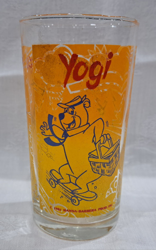 Vaso Boo Boo Oso Yogui Guardaparque Hanna Barbera Cb12 (Usado)