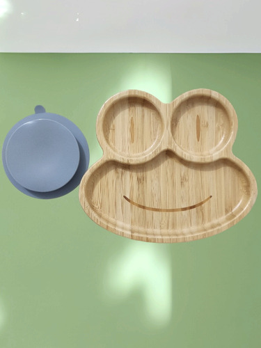 Plato De Madera Para Niños 