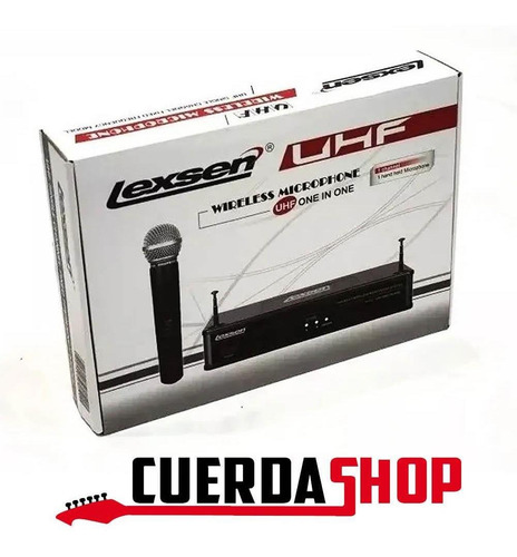 Microfono De Mano Inalambrico Lexsen Uhf One In One