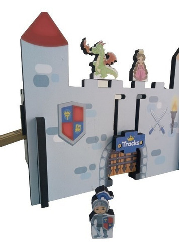 Castillo Medieval Montessori Tracks Compatible Trancity Hape