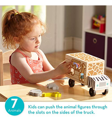 Juguete De Madera Melissa & Doug Animal Rescue Con 7 Animale