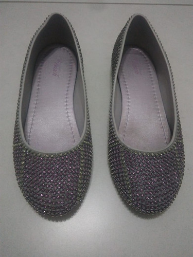 Sapatilha Feminina Rasteira - Strass Madri It Beach - Tam 35