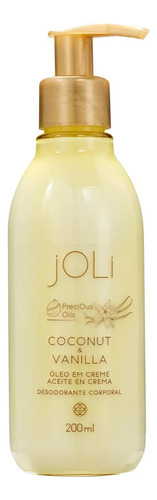 Óleo Desodorante Corporal Joli Vanilla E Coco Hinode 200ml