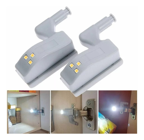 Luz Led Para Interior De Muebles Pack X 2 A Pila