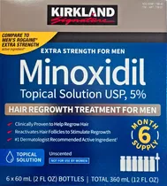 Comprar Kirkland Minoxidil 5% Solución Tópica Tratamiento Regenerador Capilar, Formula Extra Fuerte Para Hombres. Tratamiento Para 6 Meses. Caducidad Amplia, Máxima Calidad Y Originalidad.