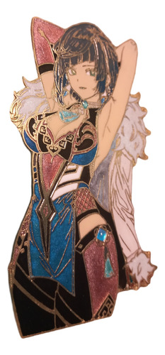 Broche Pin Prendedor Genshin Impact Yelan Anime Gigante
