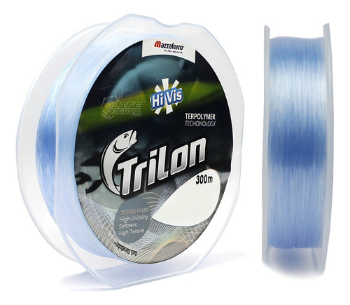 Linha D Pesca Mazzaferro Trilon Hi-vis 0.50mm (300 Metros)