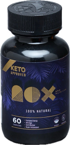 Keto Aox Nutrition (60 Caps) Quemador De Grasas (fat Burner)
