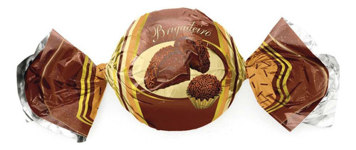 Embalagem Para Trufa/cone 14,5x15,5cm Brigadeiro Delicia