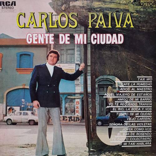 Vinilo Carlos Paiva (gente De Mi Ciudad)