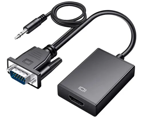 Adaptador Convertidor Vga A Hdmi Audio