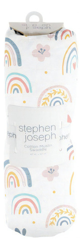 Swaddle De Muslin Arco Iris - Stephen Joseph