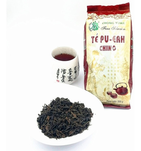               Té Pu-erh Chino En Hojas 200grs. A Granel