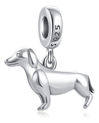 Charm Perro Salchicha S925 Compatible Con Pa.