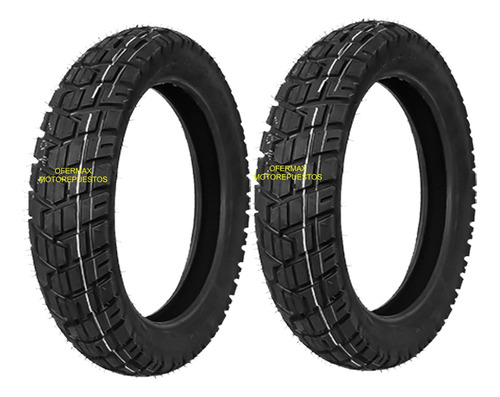 2 Llantas 110/90-17 Doble Proposito