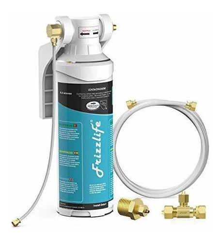 Frizzlife Inline Water Filter System For Refrigerator, Ice M