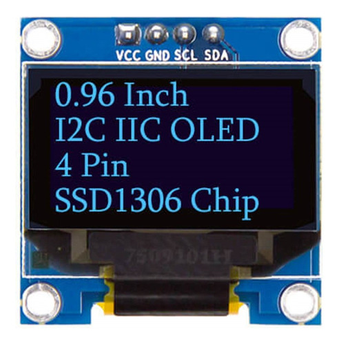 Megatronica Pantalla Oled 128×64 I2c Display Lcd 0.96 Azul