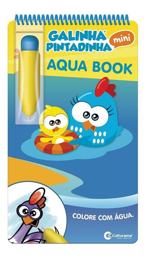 Livro Aquabook Galinha Pintadinha Colorir Com Água Capa Dura