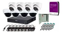 Comprar Kit Dvr 5mp 8ch, 4 Cam Full Color, 4 Cam Domo, 2tb, Fuente