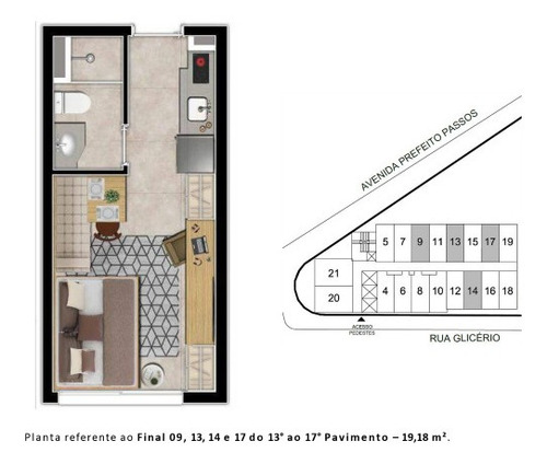 Imagem 15 de 15 de Studio Residencial Para Venda, Liberdade, São Paulo - St7063. - St7063-inc