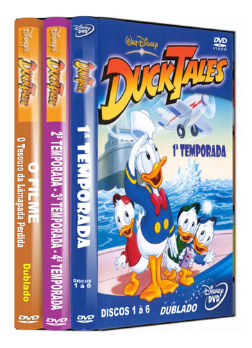 Dvd Ducktales Dublado 4 Temporadas Completo E Filme 101 Eps.