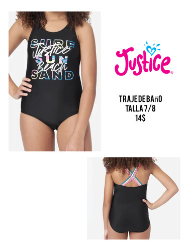 Traje De Baño Entero Justice