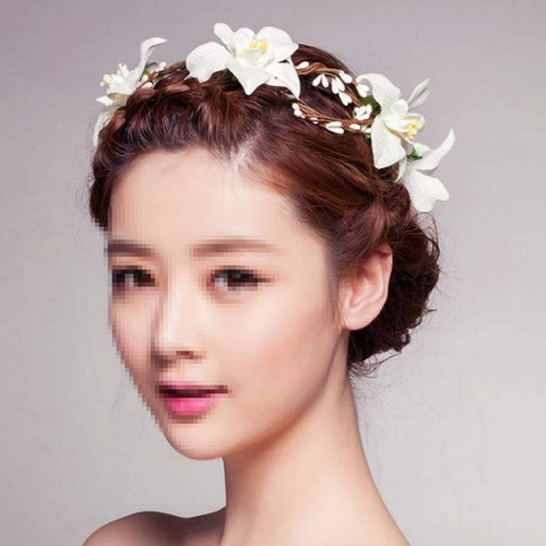 Lurrose - Diadema Con Corona De Flor De Lirio, Corona Floral