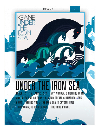 Poster Papel Fotografico Keane Under The Iron Sea 80x60