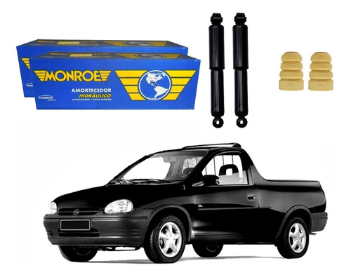 Kit Amortecedor Traseiro, Chevrolet Corsa Picape 1997