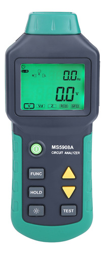 Analizador De Circuitos Lcd Gfci Rcd Tester Mastech Ms5908a