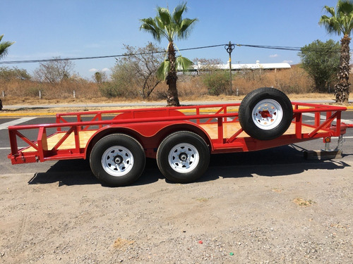 Remolque,transporte De Autos,maquinaria,cap De Carga 6 Ton