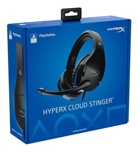 Audifono Gamer Hyperx Cloud Stinger Ps4 Pc - Azul Color Azul oscuro