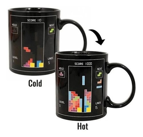 Tetris - Taza Mágica Termosensible