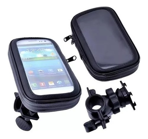 Soporte Celular Bicicleta Moto Waterproof 360 Cierre Clip