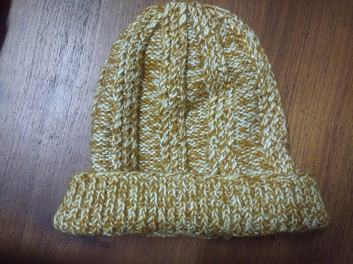 Gorro Lana Mujer Tejido A Mano Calidad Abrigado Invierno 