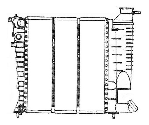 Radiador Peugeot 306 N 2.0 - Furio N 98 - Tropical