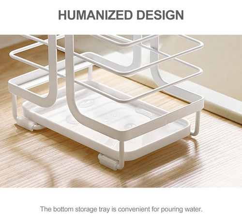 Soporte Para Cuchillos De Cocina Con Organizador De Bandejas