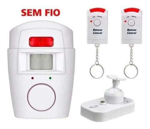 Alarme Residencial Com Controle Remoto Sensor De Movimento