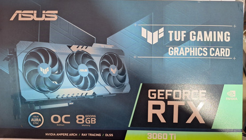 Nvidia Asus Tuf Gaming Rtx 3060 Ti Oc 8gb Gddr6 (Usado)