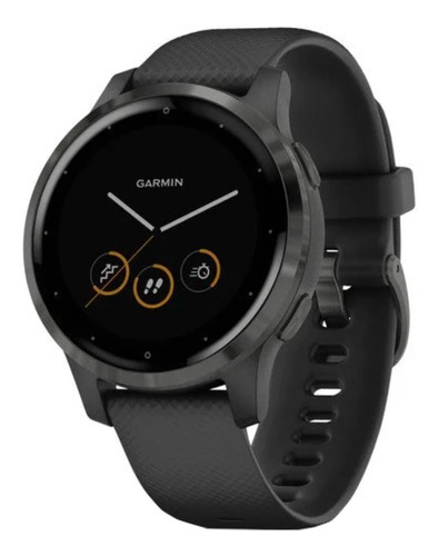 Reloj Garmin Smartwatch Vivoactive 4s Spotify Tienda Oficial Color de la caja Black Color de la malla Black Color del bisel Slate