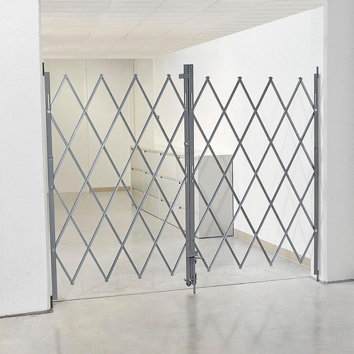 Puerta De Seguridad Plegable - 183 - 244 Cm X 183 Cm - Uline