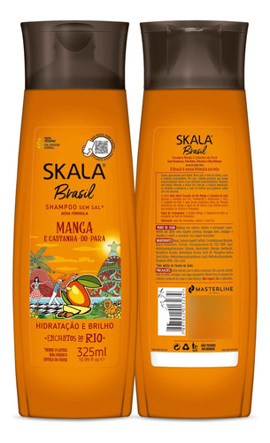 Shampoo Mango Y Castaña Skala Brasil 325 Ml
