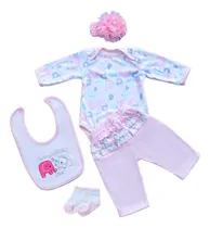 Comprar Set De Ropa Para Reborn Baby Doll Girl De 43 A 56 Cm Con Acc
