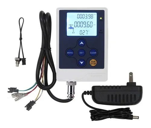 Pantalla Digital Lcd De Medidor Flujo De Agua Galón Lpm Gpm