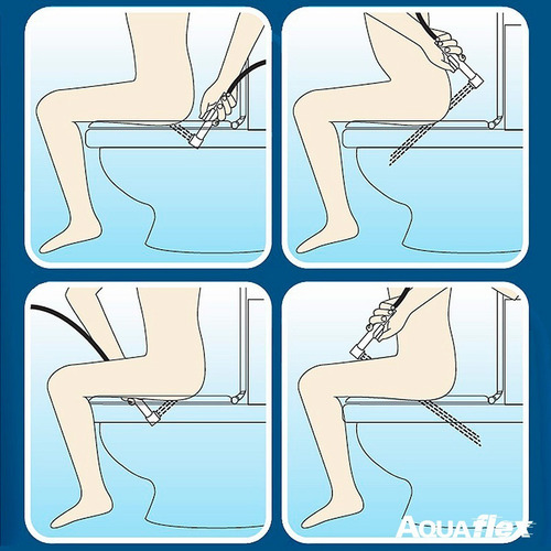 Imagen 6 de 9 de Griferia Completa Ducha Higienica Bidet 6005lo Aquaflex