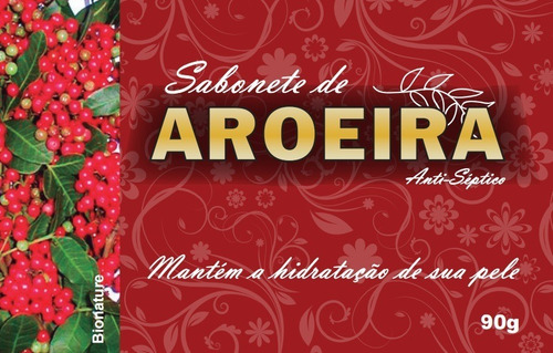 Imagem 1 de 4 de Sabonete Aroeira - Kit 6 Unidades