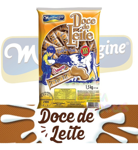 Doce De Leite Cremoso Chup Chup Pacote Montevergine 1,5 Kg