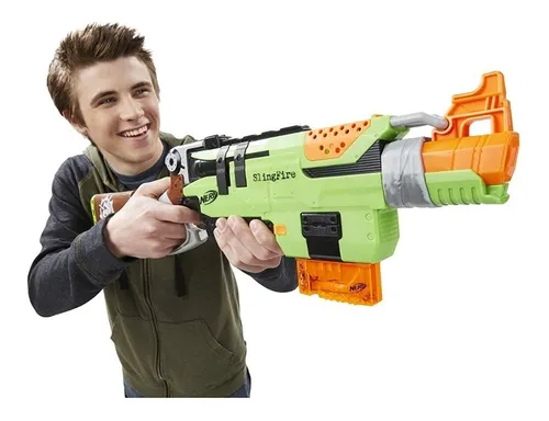 Nerf Zombie Strike Slingfire Blaster Hasbro Original